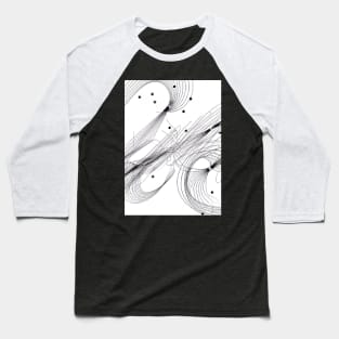 Lines and Dots Baseball T-Shirt